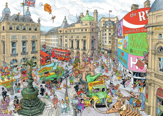 A Világ Városai - London - Piccadilly Circus Ravensburger 1000 darabos kirakó puzzle (RA - 19213) - puzzlegarden