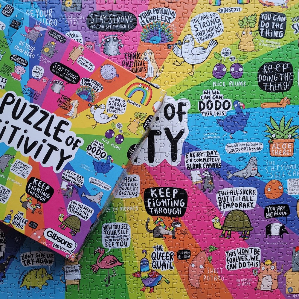 Puzzle of Positivity Gibsons 1000 darabos kirakó puzzle (G - G6608) - puzzlegarden