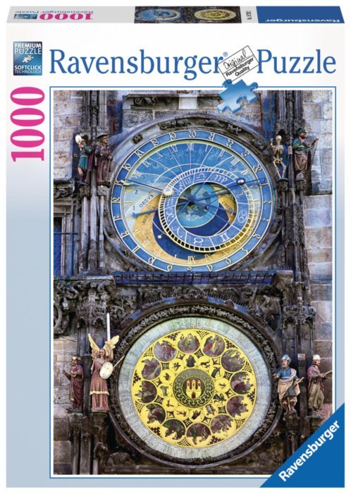 Az Orloj csillagászati óra, Prága Ravensburger 1000 darabos kirakó puzzle (RA - 19739) - puzzlegarden