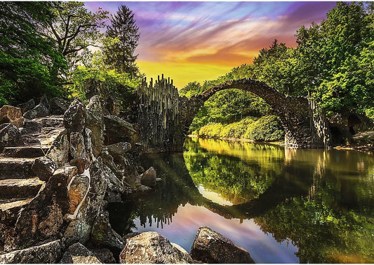 Rakotz Híd, Kromlau, Németország Trefl 1000 darabos kirakó puzzle (TR - 10811) - puzzlegarden