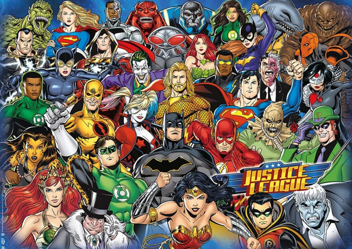 Challenge - DC Comics - Az Igazság Ligája Ravensburger 1000 darabos kirakó puzzle (RA - 16884) - puzzlegarden