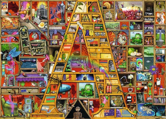 Awesome Alphabet A Ravensburger 1000 darabos kirakó puzzle (RA - 19891) - puzzlegarden