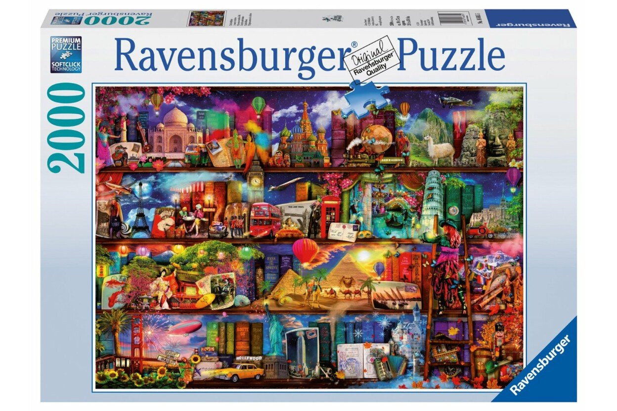 A könyvek világa Ravensburger 2000 darabos kirakó puzzle (RA - 16685) - puzzlegarden