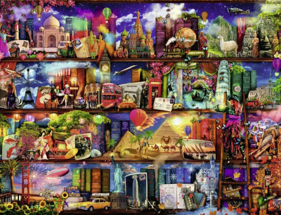 A könyvek világa Ravensburger 2000 darabos kirakó puzzle (RA - 16685) - puzzlegarden