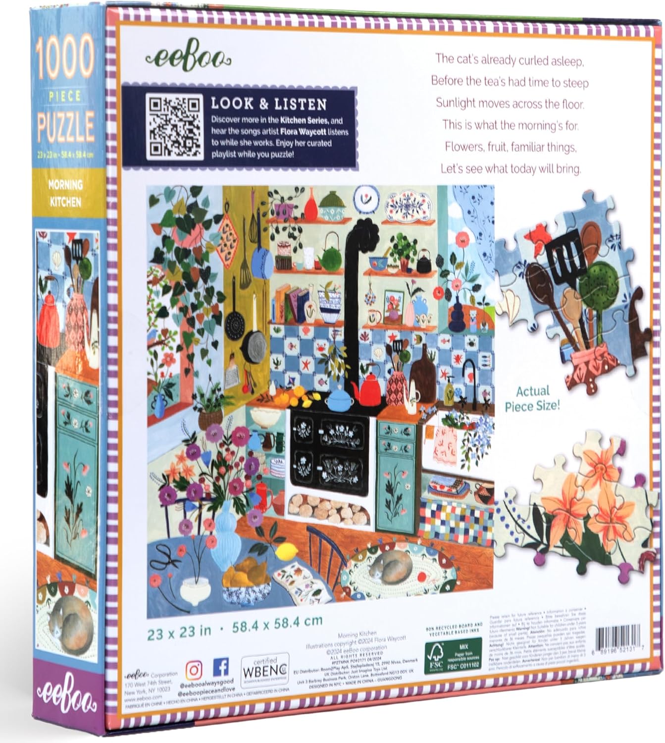 Reggeli Konyha Eeboo 1000 darabos kirakó puzzle (EB - PZTMNK) - puzzlegarden