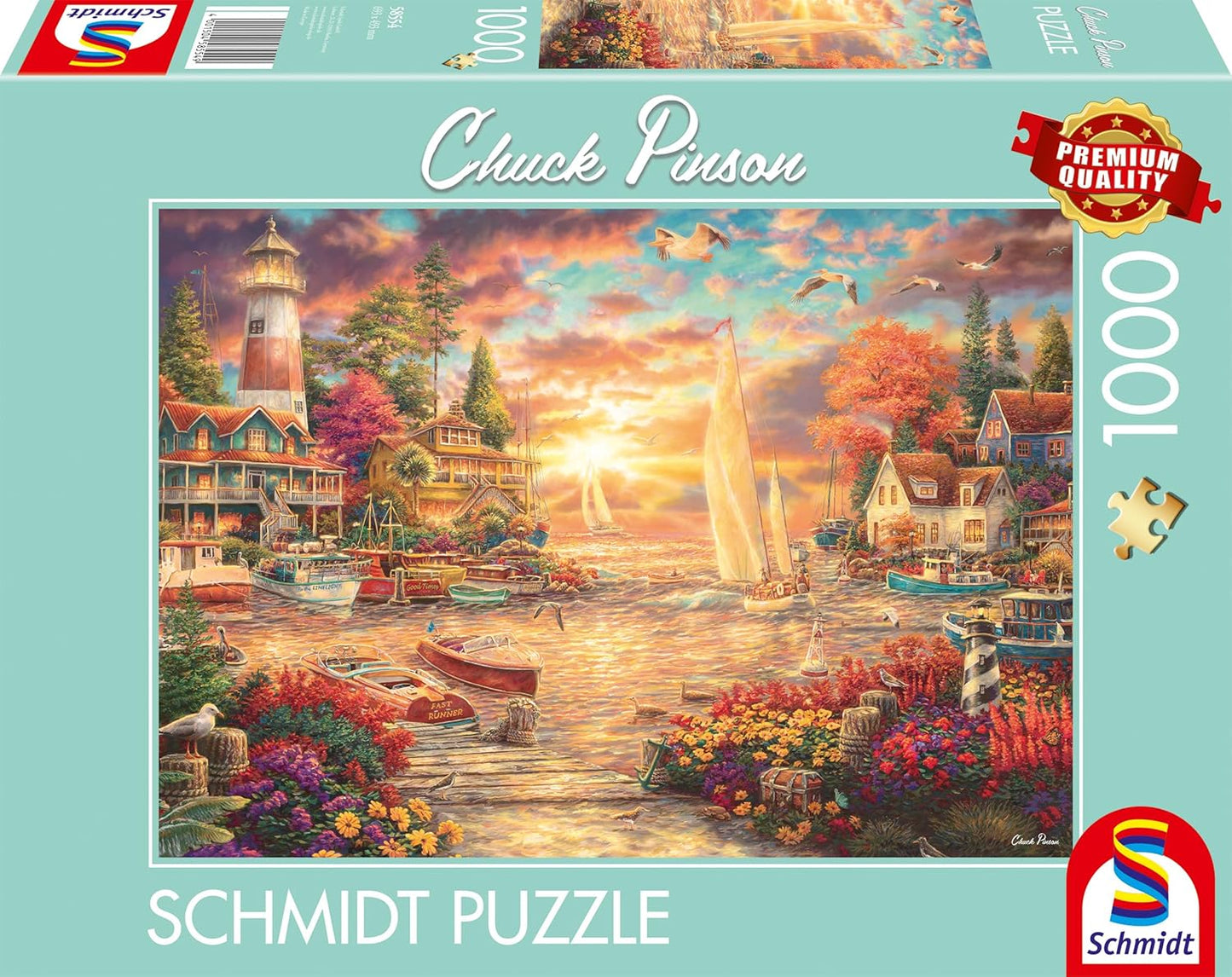 Reggeli nyugalom a tóparton Schmidt Spiele 1000 darabos kirakó puzzle (SCH - 58554 4001504585549) - puzzlegarden