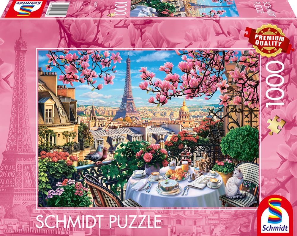 Reggeli Párizsban Schmidt Spiele 1000 darabos kirakó puzzle (SCH-58876) - puzzlegarden
