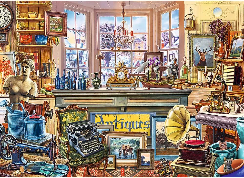 Régiségbolt - Fa kirakó Trefl Wood Craft 1000 darabos kirakó puzzle (TR - 20175) - puzzlegarden