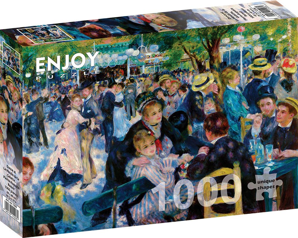 Renoir - Bál a Moulin de la Galette - ben Enjoy 1000 darabos kirakó puzzle (EN - 1206) - puzzlegarden
