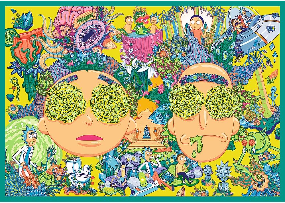 Rick és Morty kifordított világa - 4x250 Trefl 250 darabos kirakó puzzle (TR - 13338) - puzzlegarden