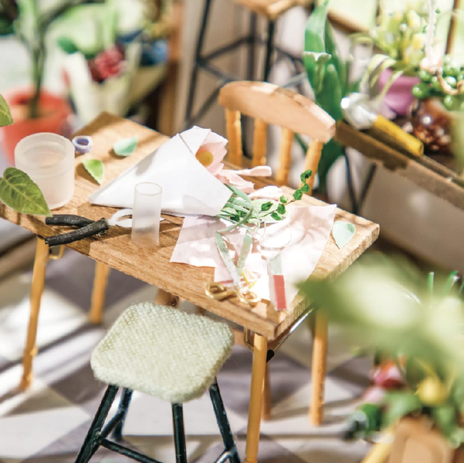 Rolife - Emily Virágboltja Robotime 206 darabos kirakó puzzle (RO - DG145) - puzzlegarden