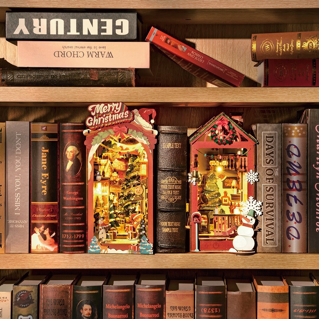 Rolife - Karácsonyi Utca Robotime 289 darabos kirakó puzzle (RO - TGC06) - puzzlegarden