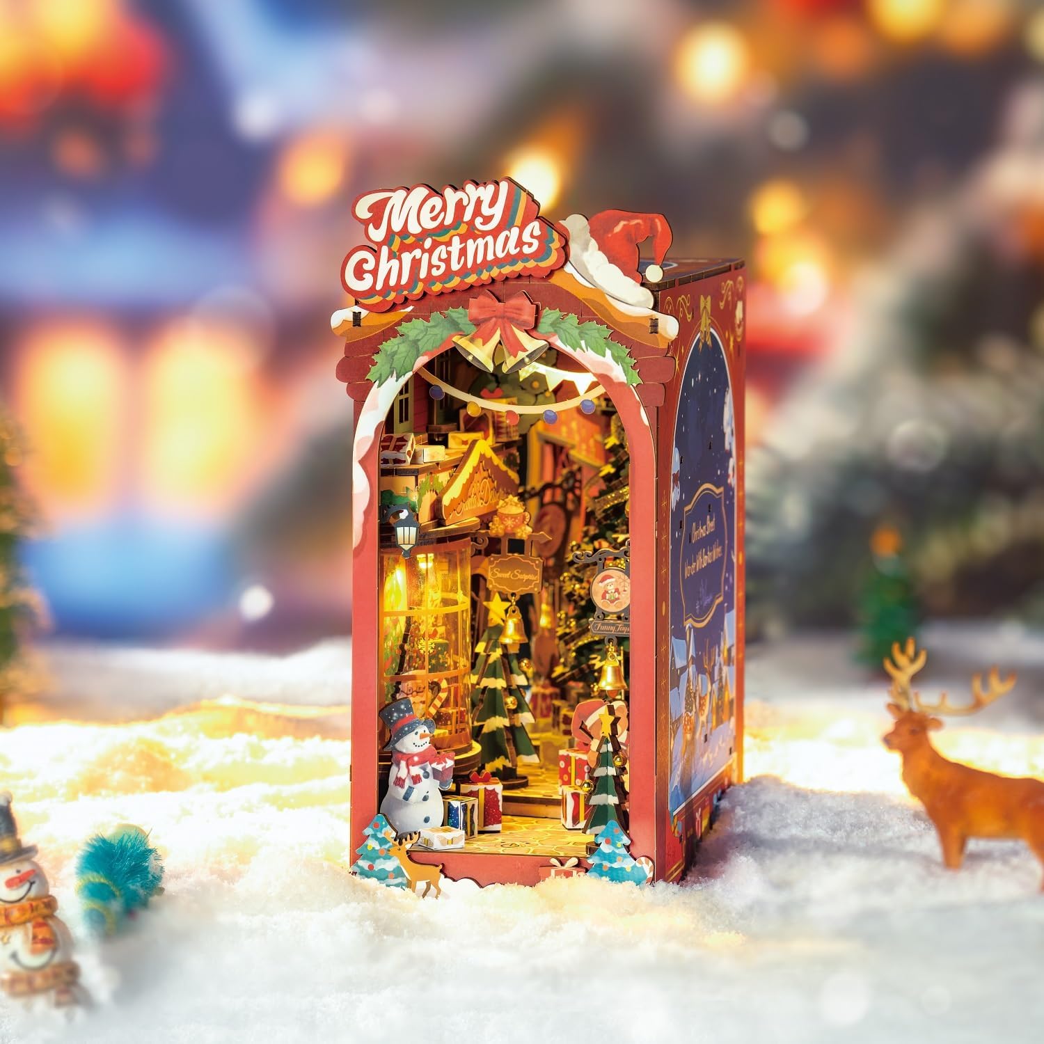 Rolife - Karácsonyi Utca Robotime 289 darabos kirakó puzzle (RO - TGC06) - puzzlegarden