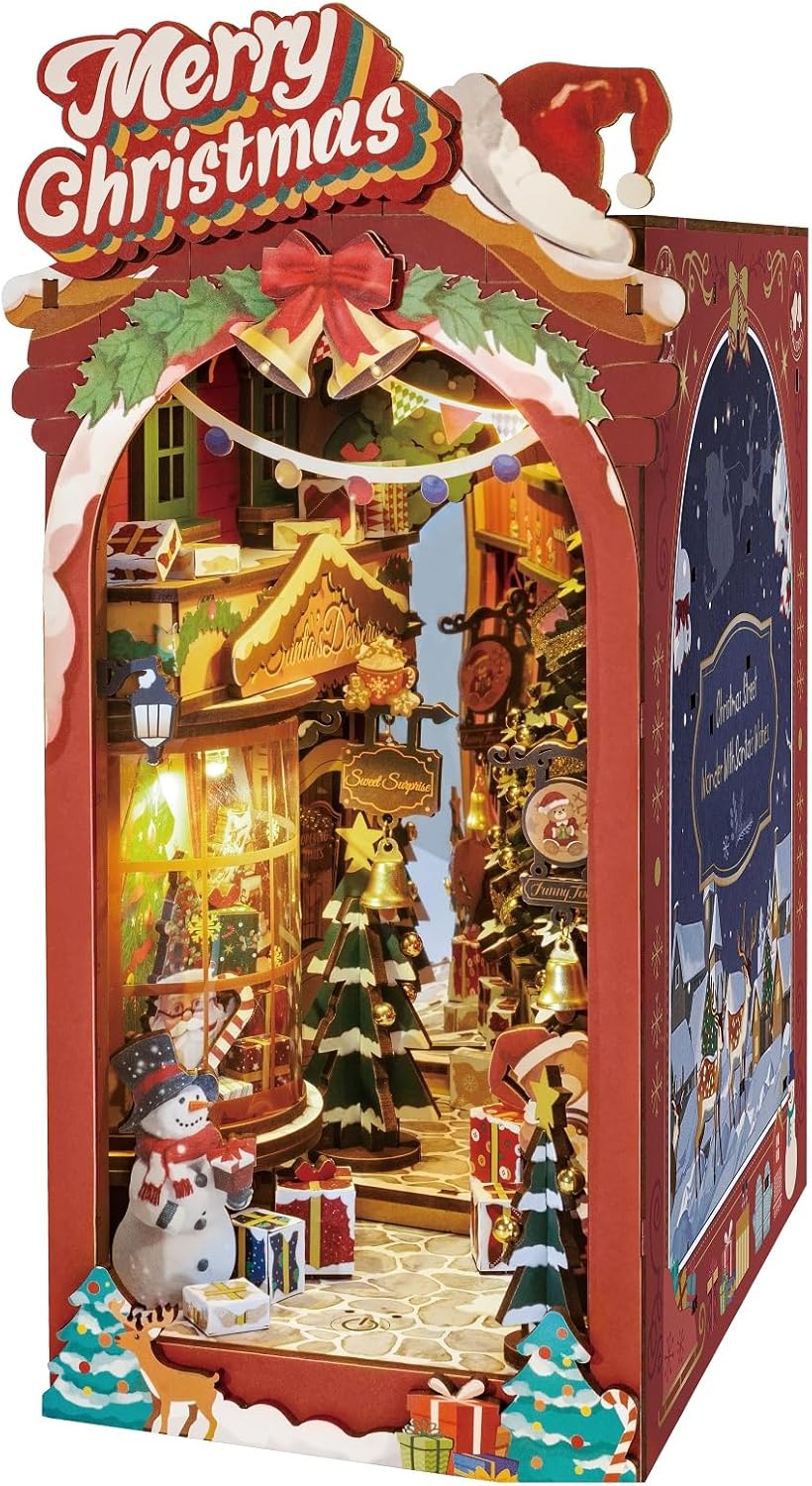 Rolife - Karácsonyi Utca Robotime 289 darabos kirakó puzzle (RO - TGC06) - puzzlegarden