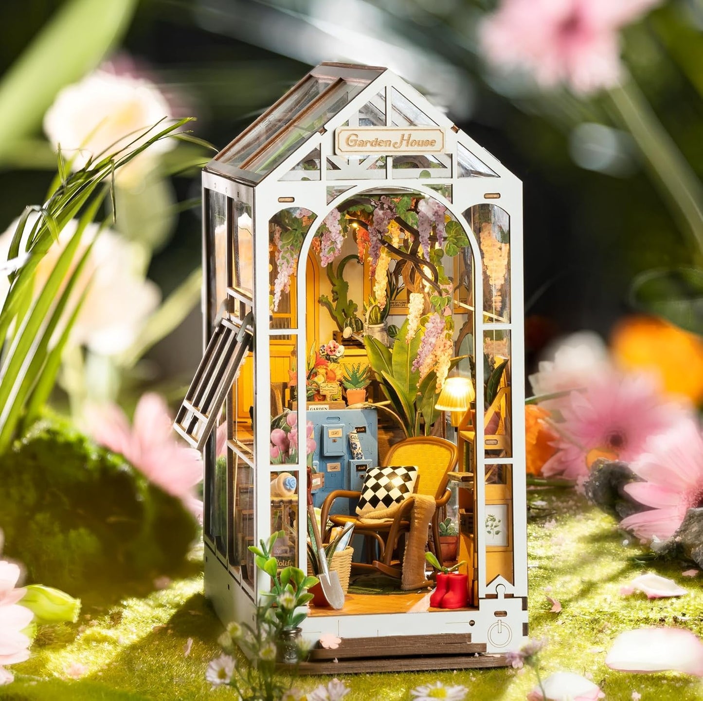 Rolife - Kerti Házikó Könyvkuckó Robotime 176 darabos kirakó puzzle (RO - TGB06) - puzzlegarden