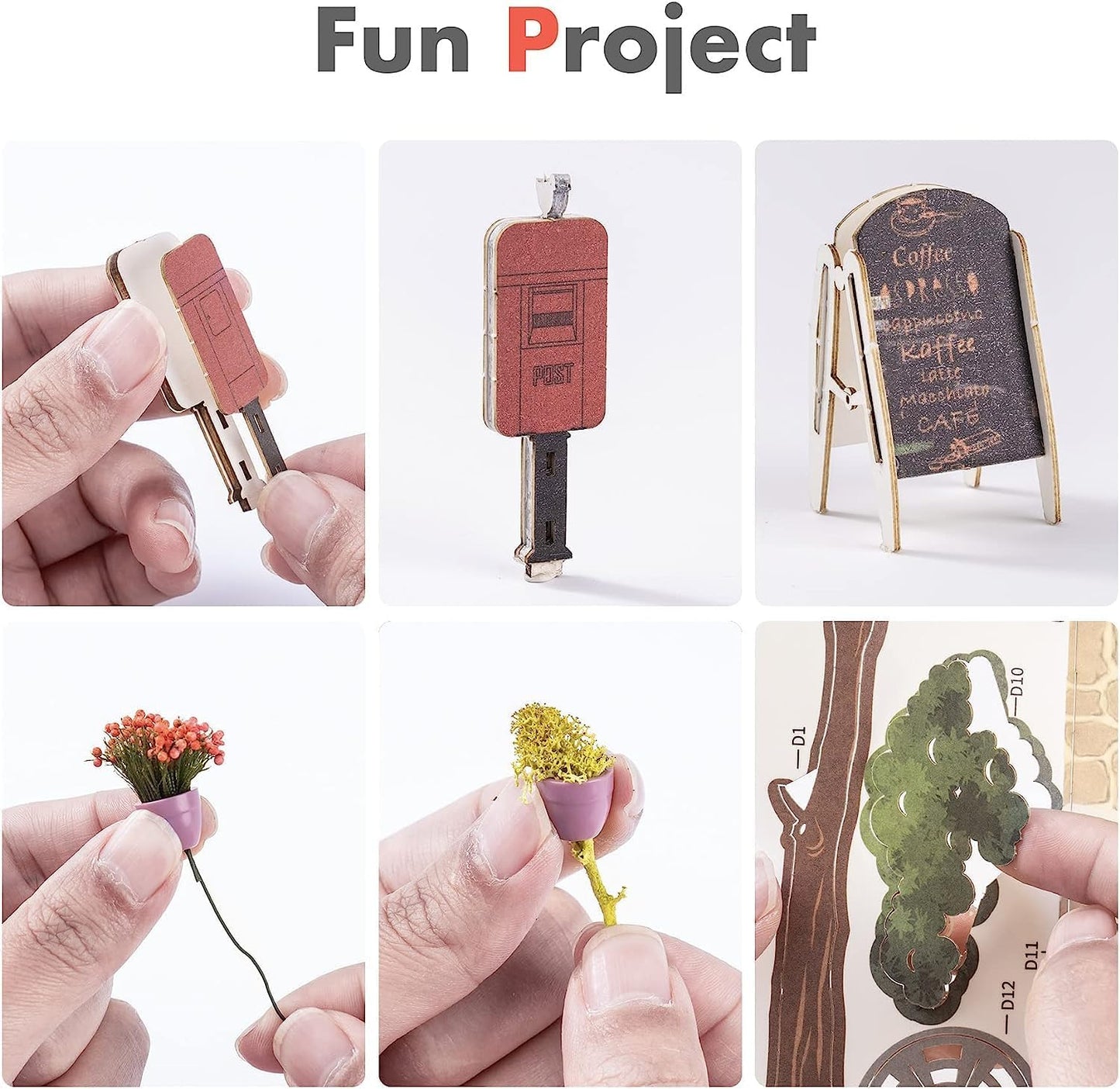 Rolife - Napfény város Könyvkuckó Robotime 246 darabos kirakó puzzle (RO - TGB02) - puzzlegarden