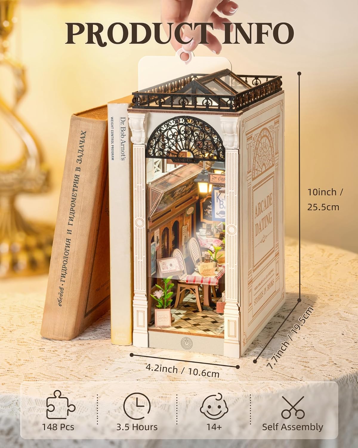 Rolife - Szerelmes sétány Robotime 148 darabos kirakó puzzle (RO - TGB10) - puzzlegarden
