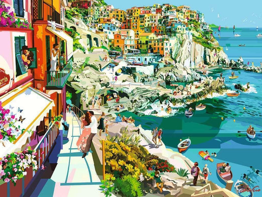 Románc Cinque Terrén Ravensburger 1500 darabos kirakó puzzle (RA - 12000430) - puzzlegarden