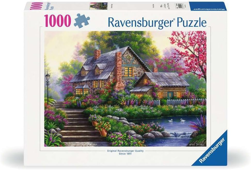 Romantikus Kunyhó Ravensburger 1000 darabos kirakó puzzle (RA - 12000464) - puzzlegarden