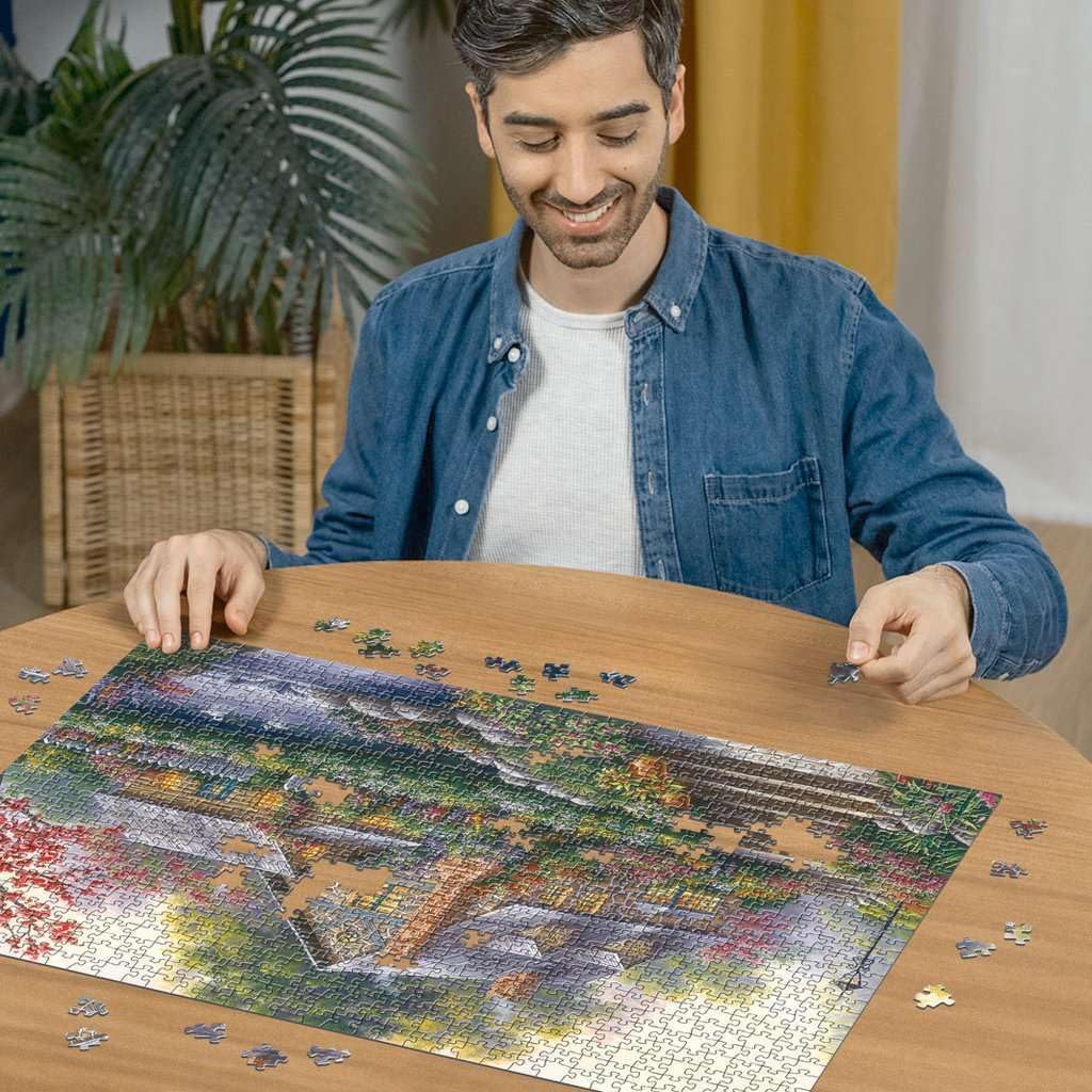 Romantikus Kunyhó Ravensburger 1000 darabos kirakó puzzle (RA - 12000464) - puzzlegarden