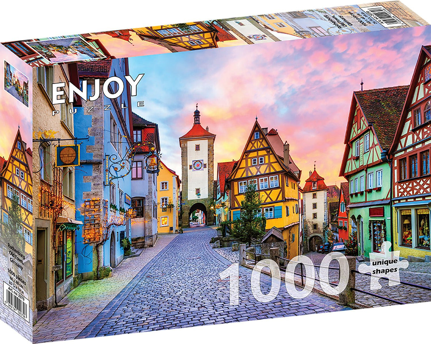 Rothenburg óváros, Németország Enjoy 1000 darabos kirakó puzzle (EN - 2070) - puzzlegarden
