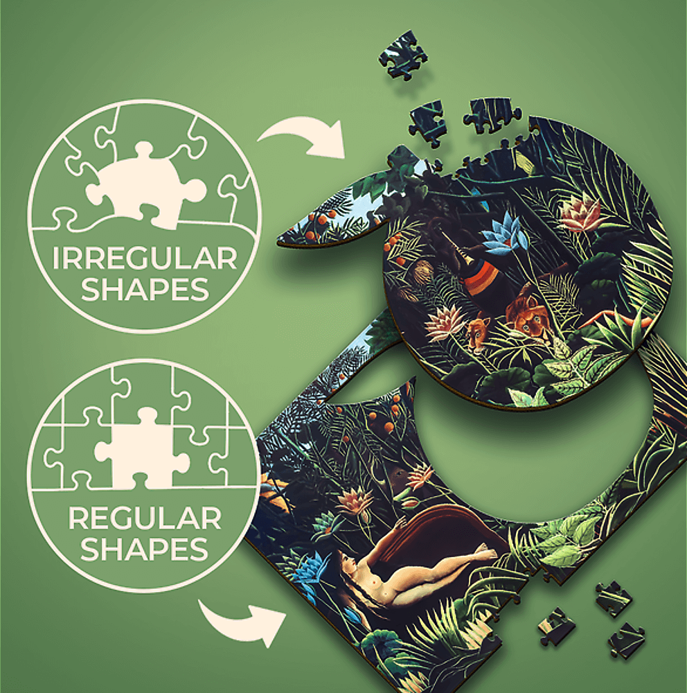 Rousseau - Az Álom - FA Kirakó! Trefl Wood Craft 200 darabos kirakó puzzle (TR - 20253) - puzzlegarden