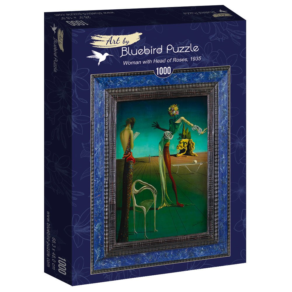 Salvador Dalí - Nő Rózsa fejjel Bluebird 1000 darabos kirakó puzzle (BB - 60106) - puzzlegarden