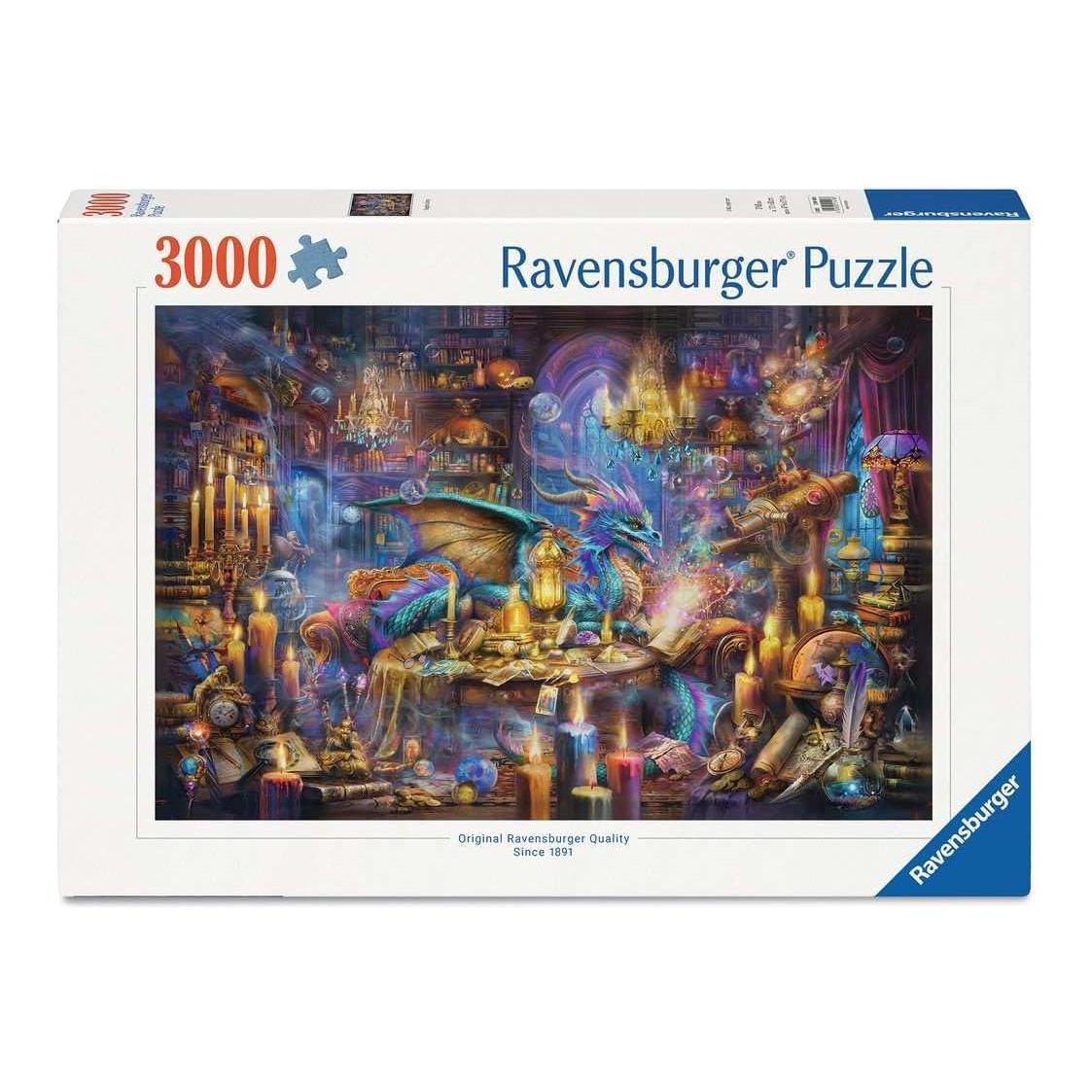 Sárkánykönyvtár Ravensburger 3000 darabos kirakó puzzle (RA - 12001418) - puzzlegarden