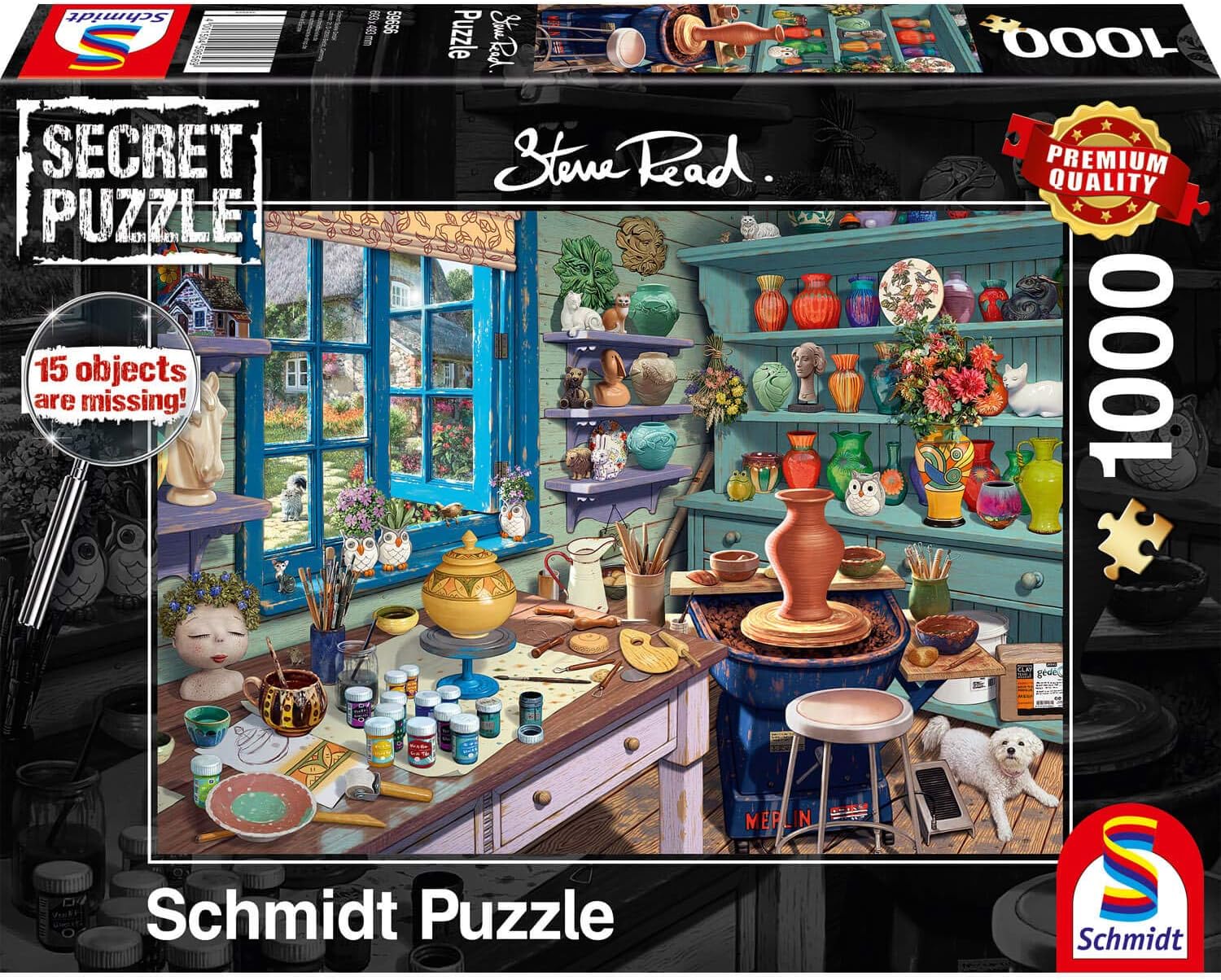 Secret Puzzles - A Műteremben Schmidt Spiele 1000 darabos kirakó puzzle (SCH - 59656) - puzzlegarden