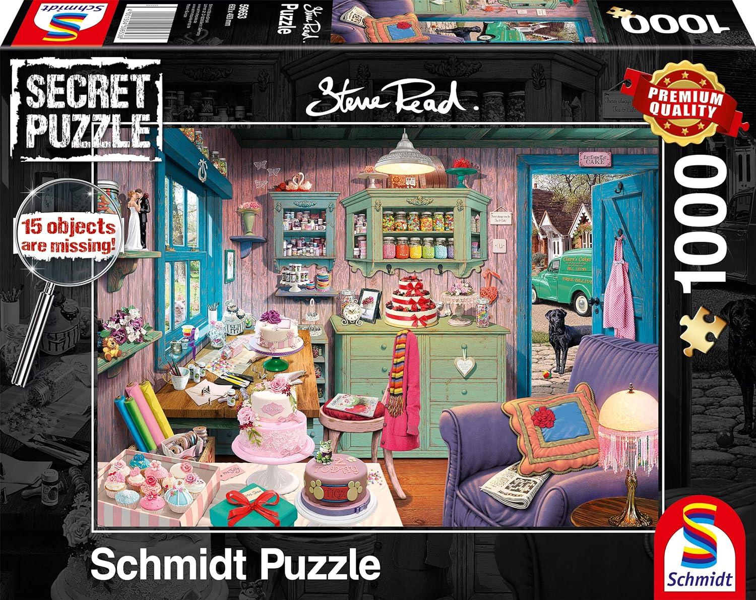 Secret Puzzles - A Nagyinál Schmidt Spiele 1000 darabos kirakó puzzle (SCH - 59653) - puzzlegarden