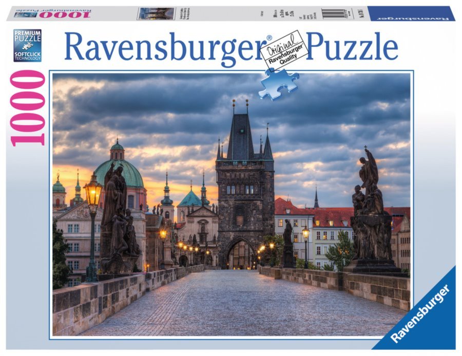 Séta a Károly hídon, Prága Ravensburger 1000 darabos kirakó puzzle (RA - 19738) - puzzlegarden