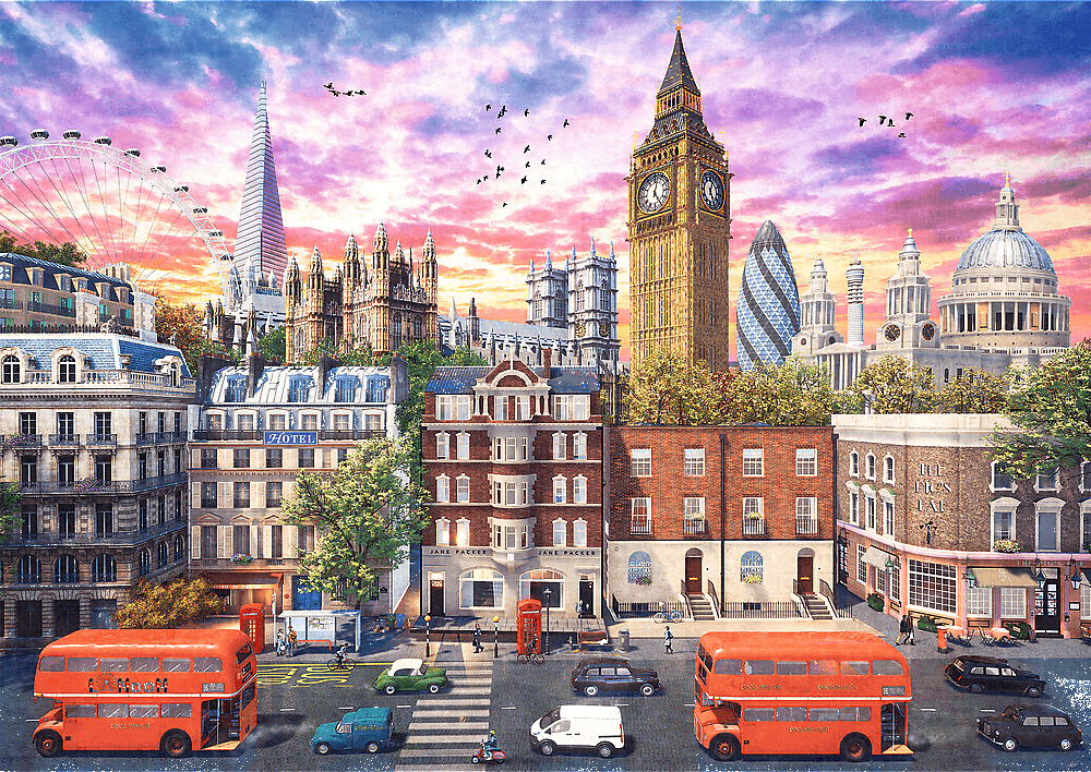 Séta Londonban Trefl 4000 darabos kirakó puzzle (TR - 45010) - puzzlegarden