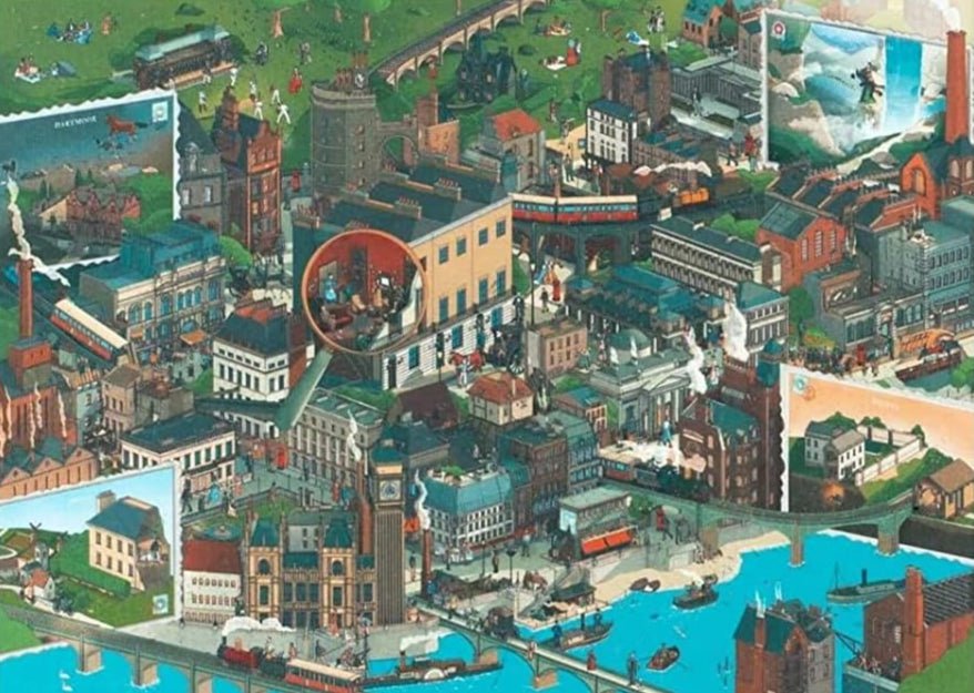 Sherlock Holmes világa Laurence King 1000 darabos kirakó puzzle (LK - 9781786277497) - puzzlegarden