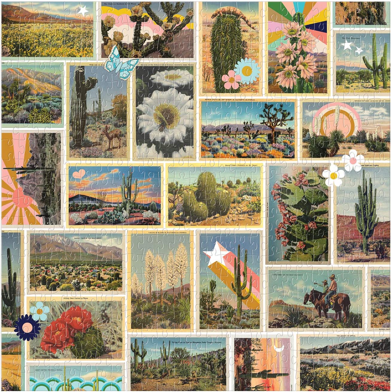 Sivatagi Képeslapok Galison 500 darabos kirakó puzzle (GA - M121919H) - puzzlegarden
