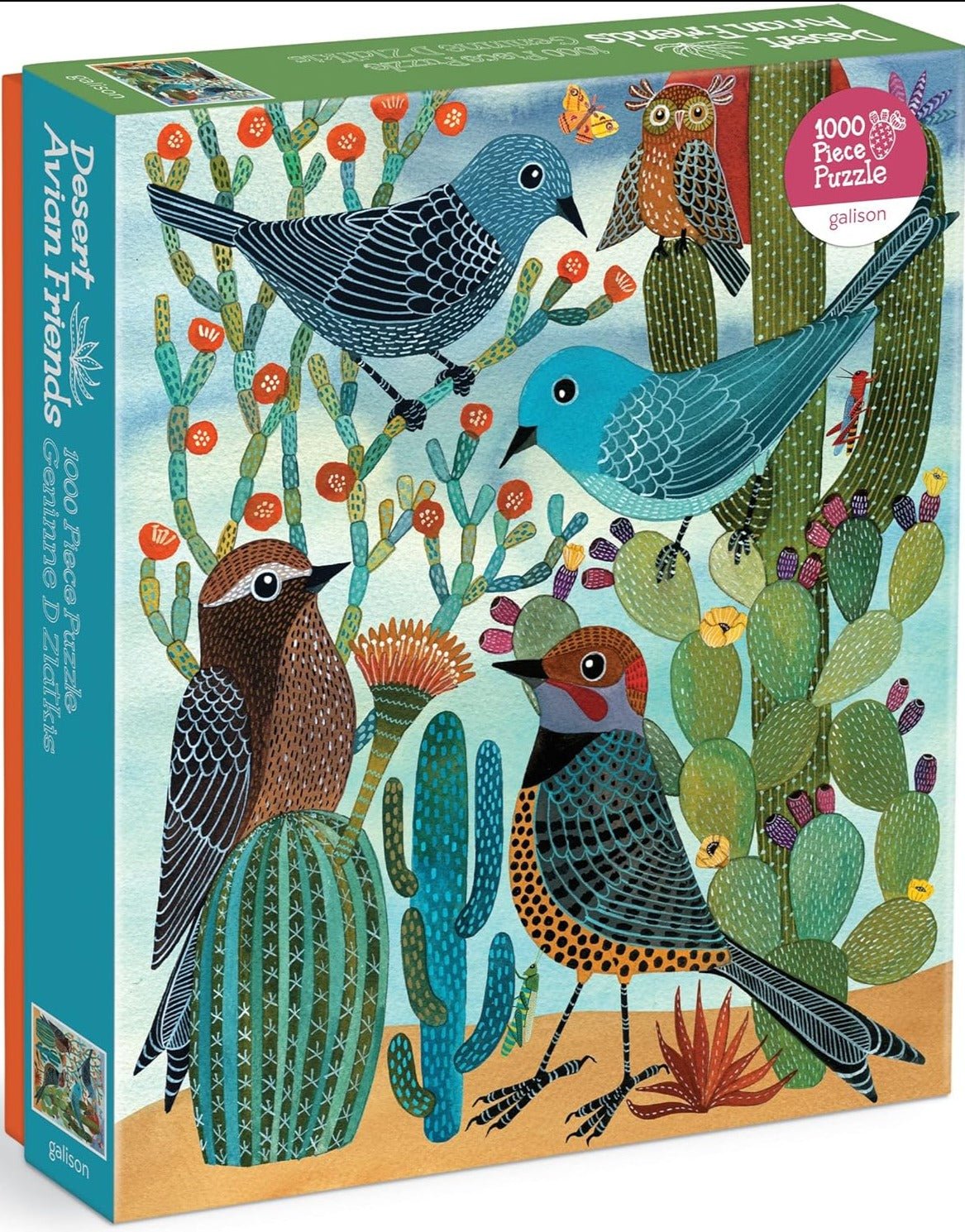 Sivatagi madárkák Galison 1000 darabos kirakó puzzle (GA - M101421U) - puzzlegarden