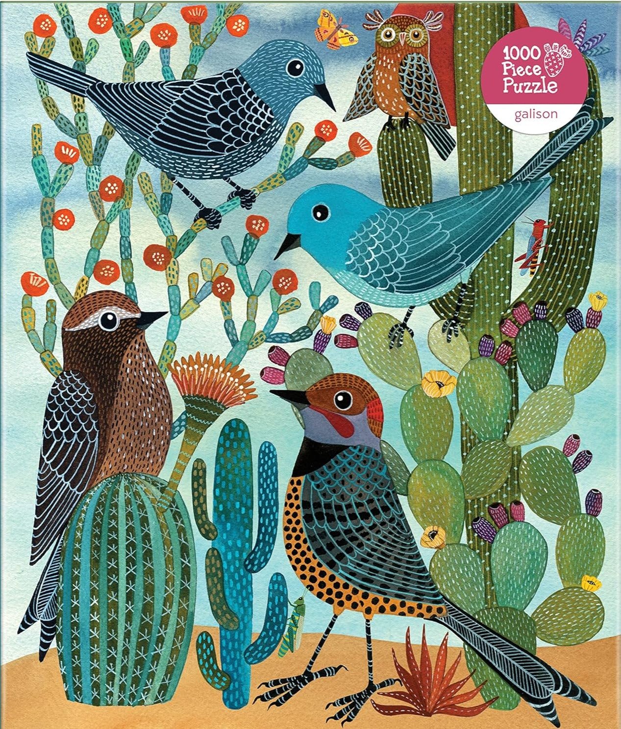 Sivatagi madárkák Galison 1000 darabos kirakó puzzle (GA - M101421U) - puzzlegarden