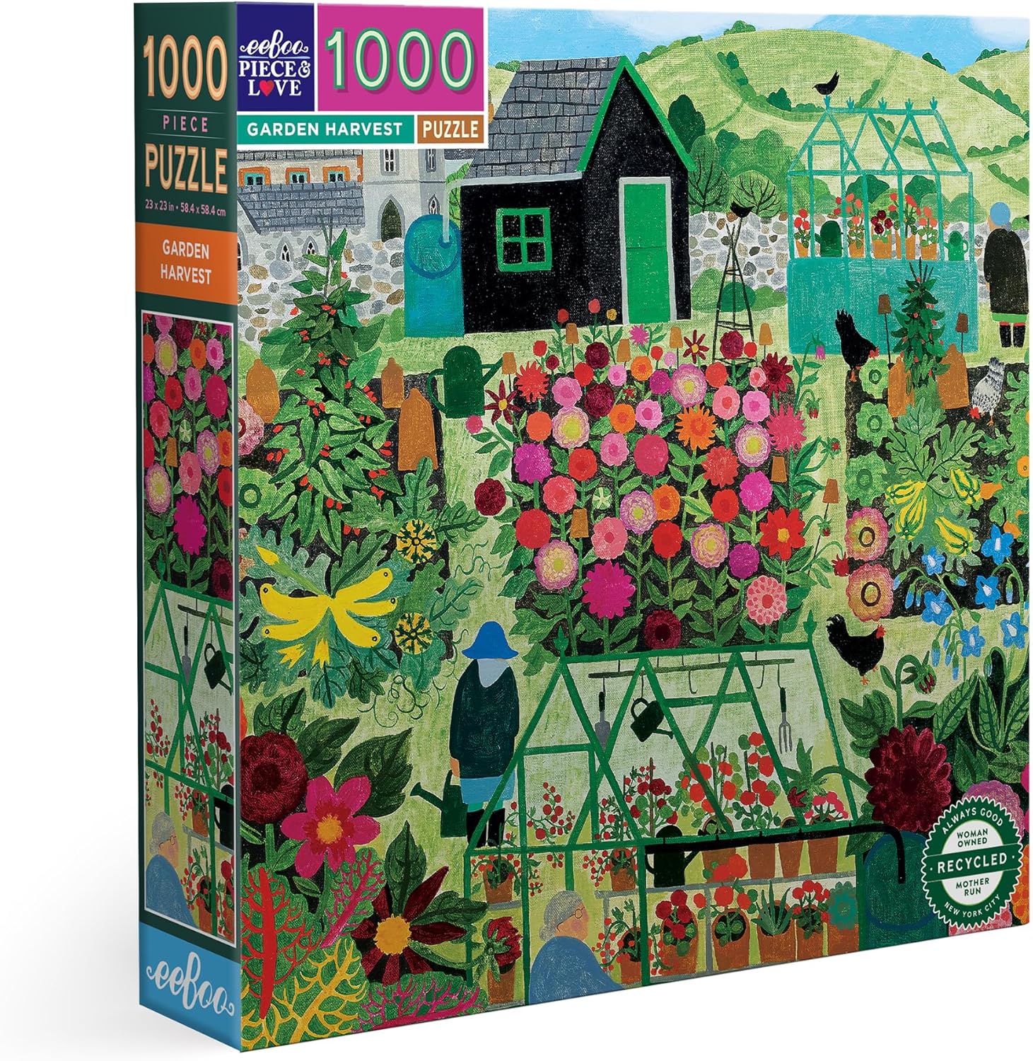 Skandináv kert Eeboo 1000 darabos kirakó puzzle (EB - PZT115) - puzzlegarden