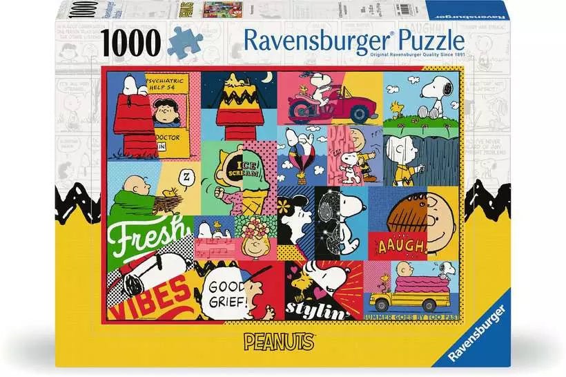 Snoopy és Barátai Ravensburger 1000 darabos kirakó puzzle (RA-12000750) - puzzlegarden
