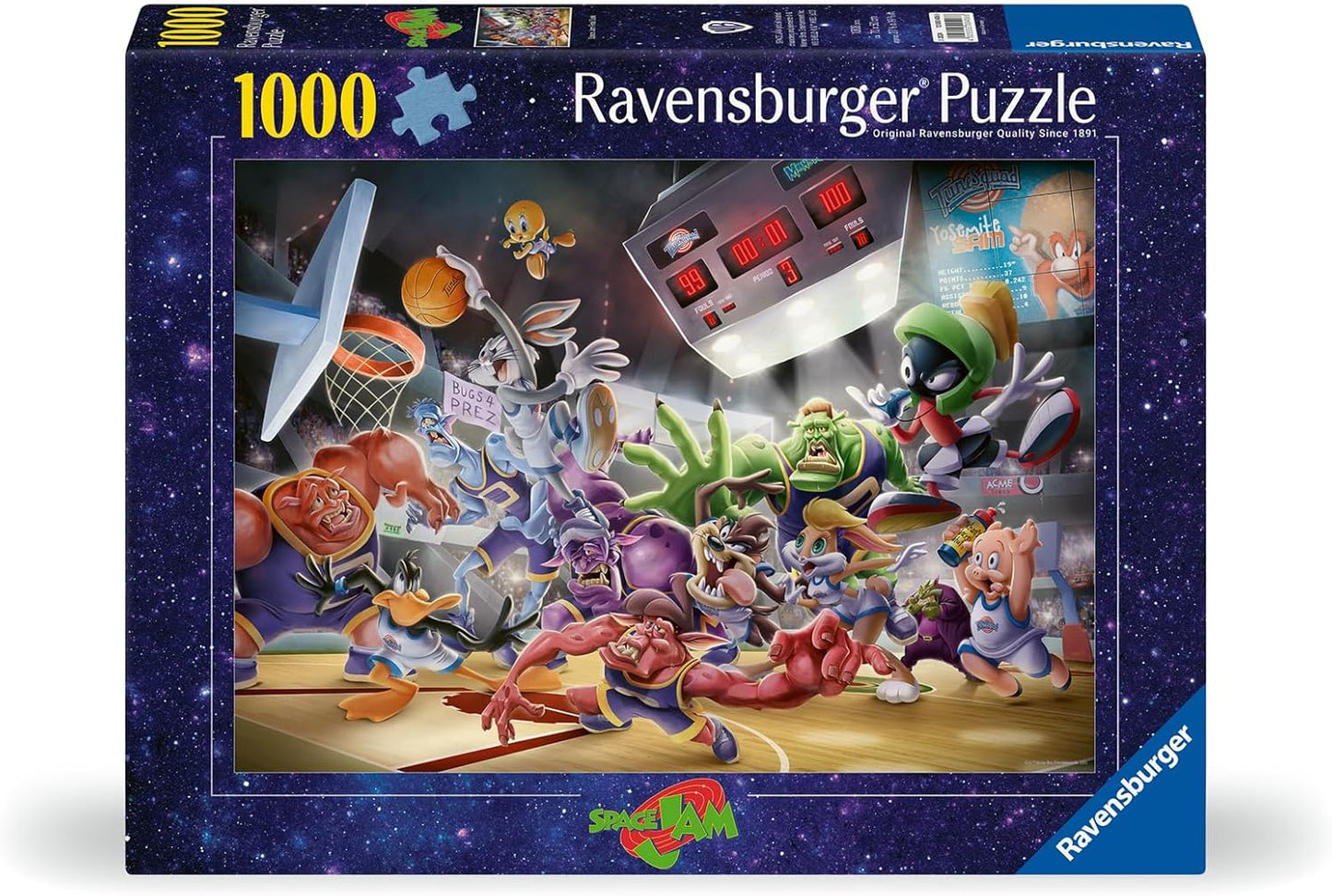Space Jam Ravensburger 1000 darabos kirakó puzzle (RA - 12000406) - puzzlegarden