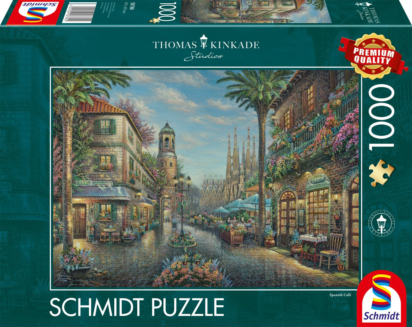 Spanyol Kávézó Schmidt Spiele 1000 darabos kirakó puzzle (SCH - 58780) - puzzlegarden