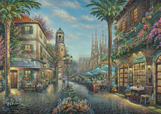Spanyol Kávézó Schmidt Spiele 1000 darabos kirakó puzzle (SCH - 58780) - puzzlegarden
