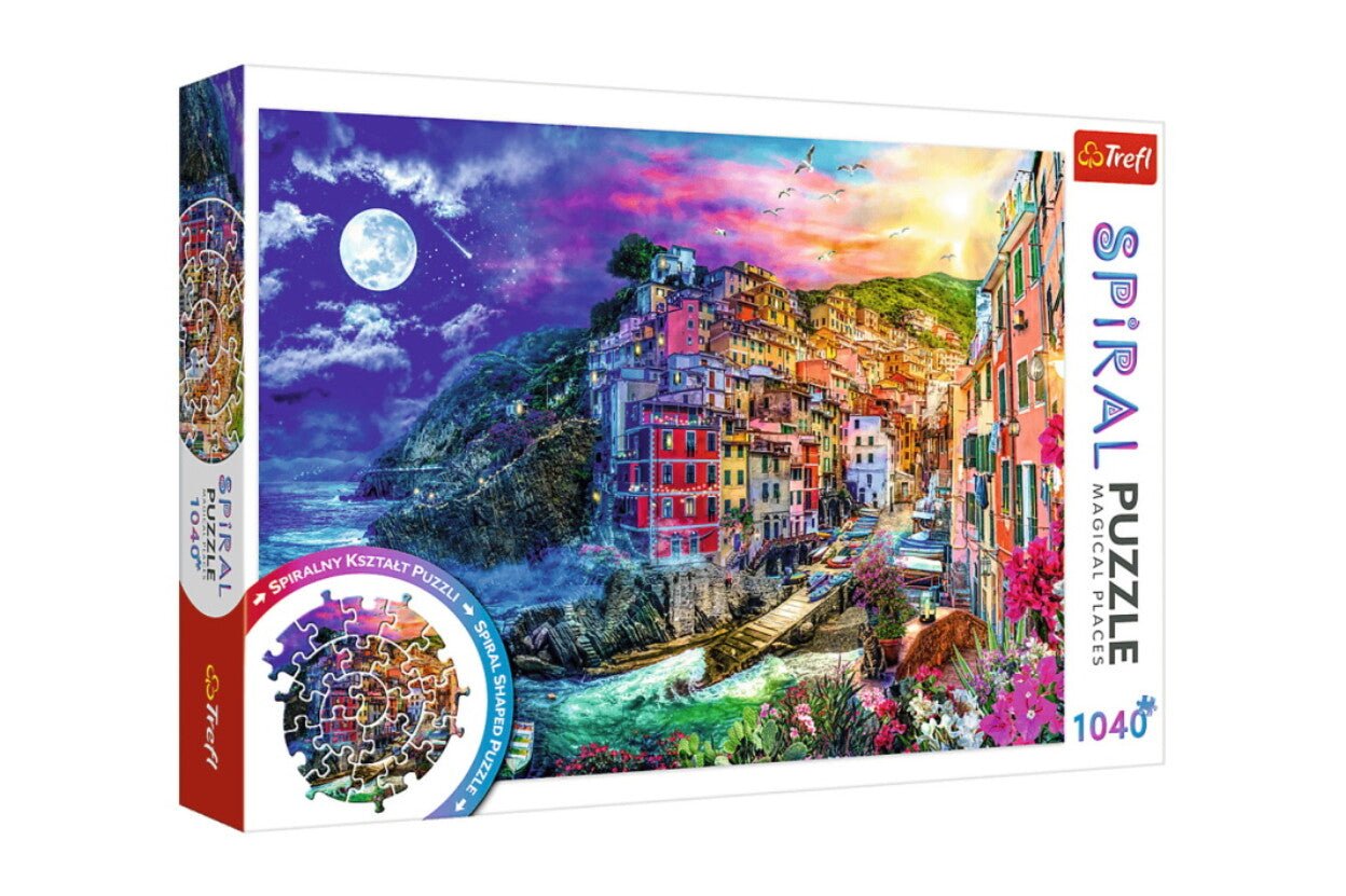 Spirál puzzle - Varázslatos öböl Trefl 1000 darabos kirakó puzzle (TR - 40016) - puzzlegarden