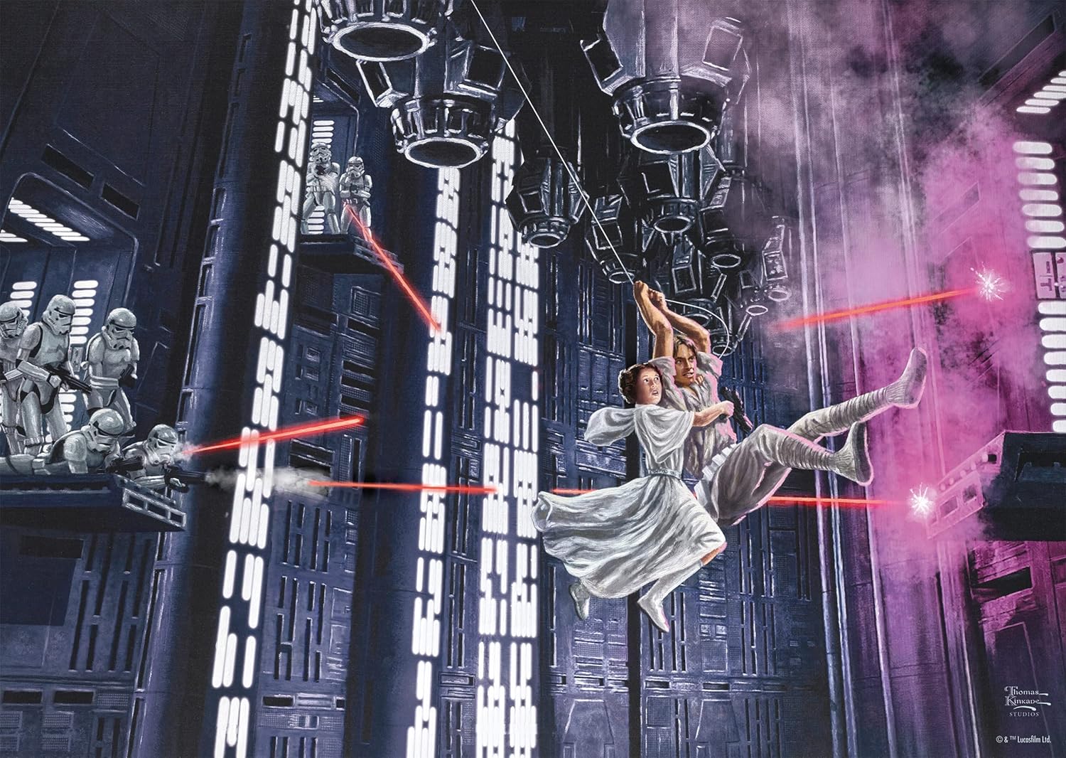 Star Wars – Menekülés közben Schmidt Spiele 1000 darabos kirakó puzzle (SCH - 58429) - puzzlegarden