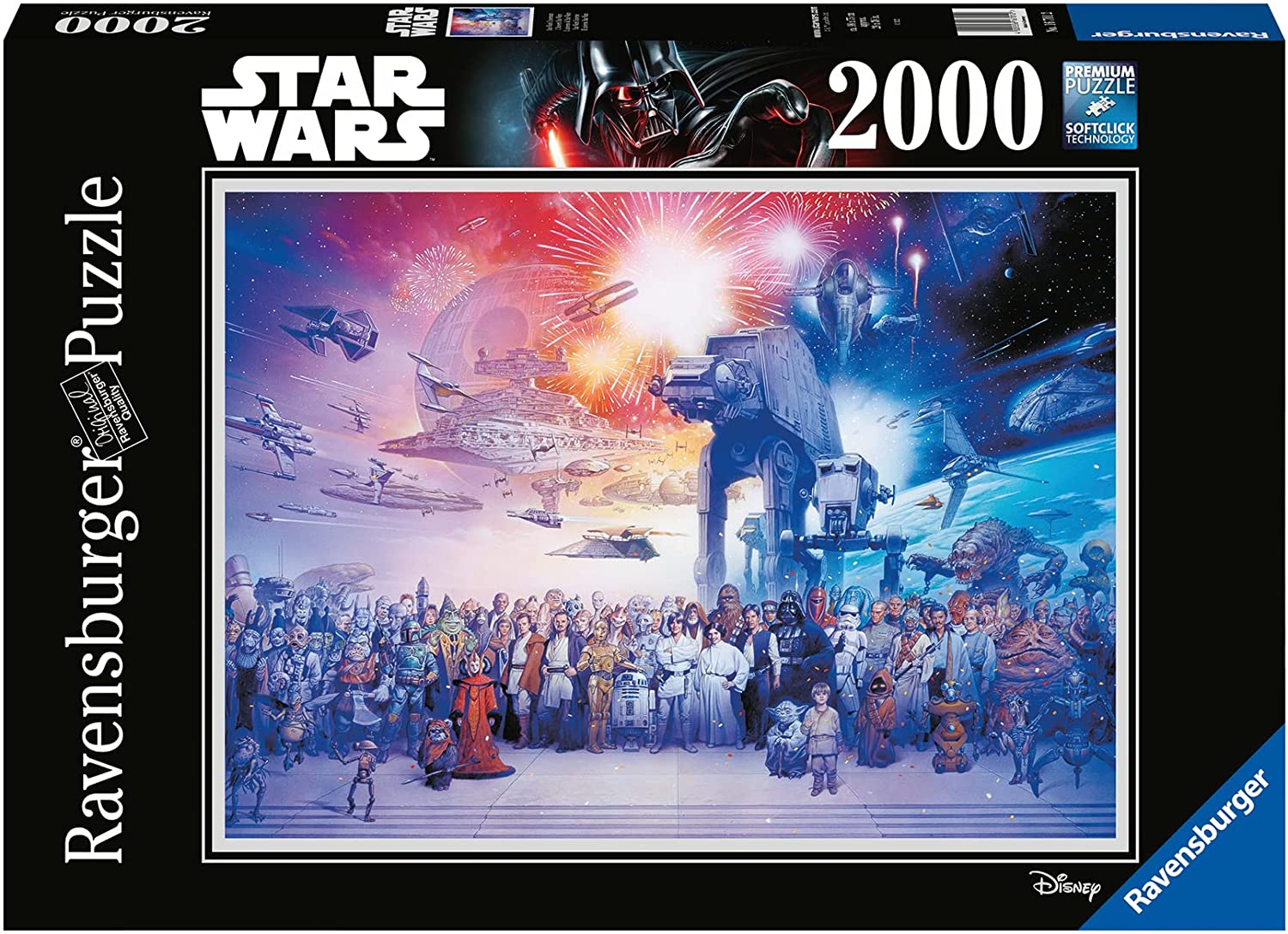 Star Wars Univerzum Ravensburger 2000 darabos kirakó puzzle (RA - 16701) - puzzlegarden