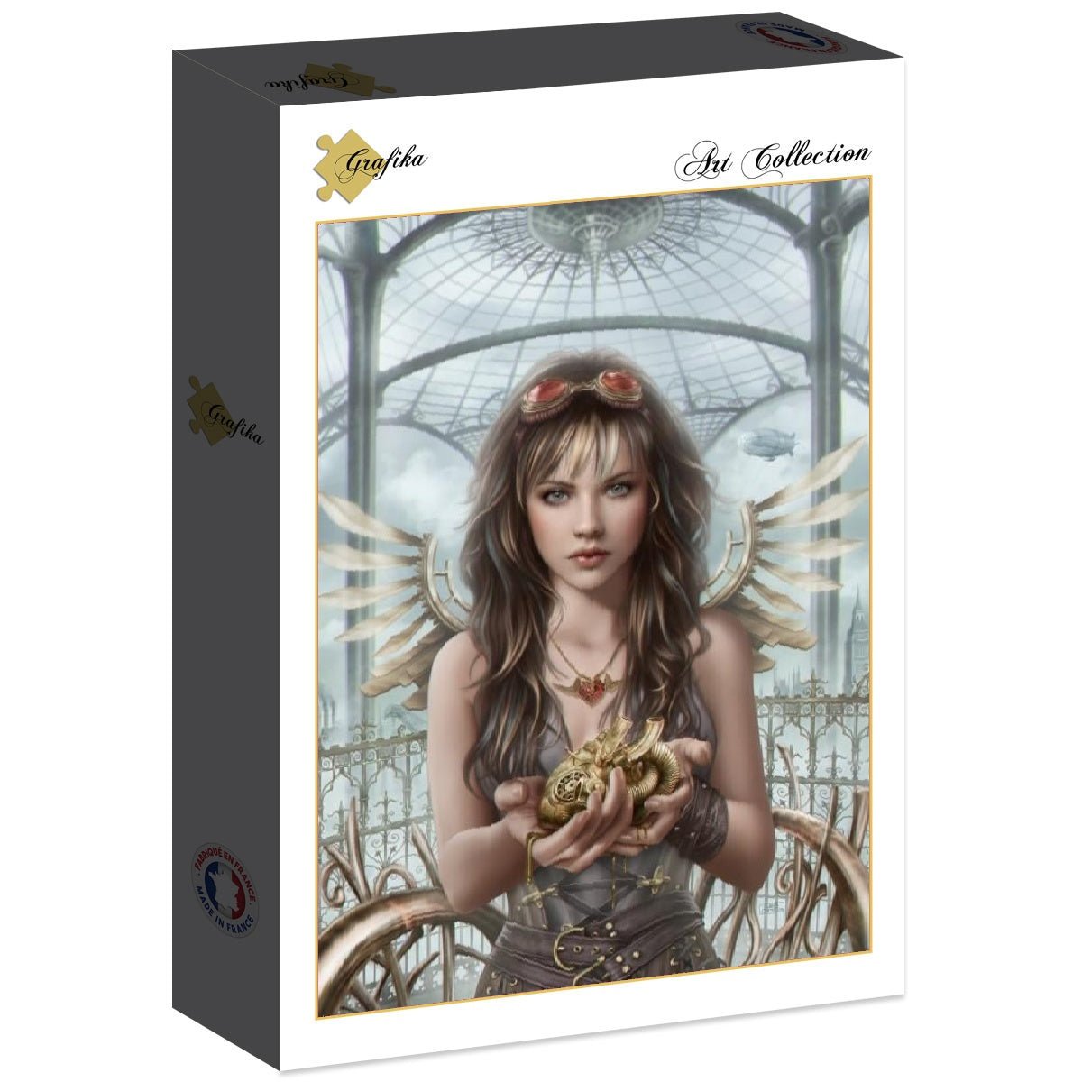 Steampunk Hercegnő Grafika 1000 darabos kirakó puzzle (GR - F - 30007) - puzzlegarden