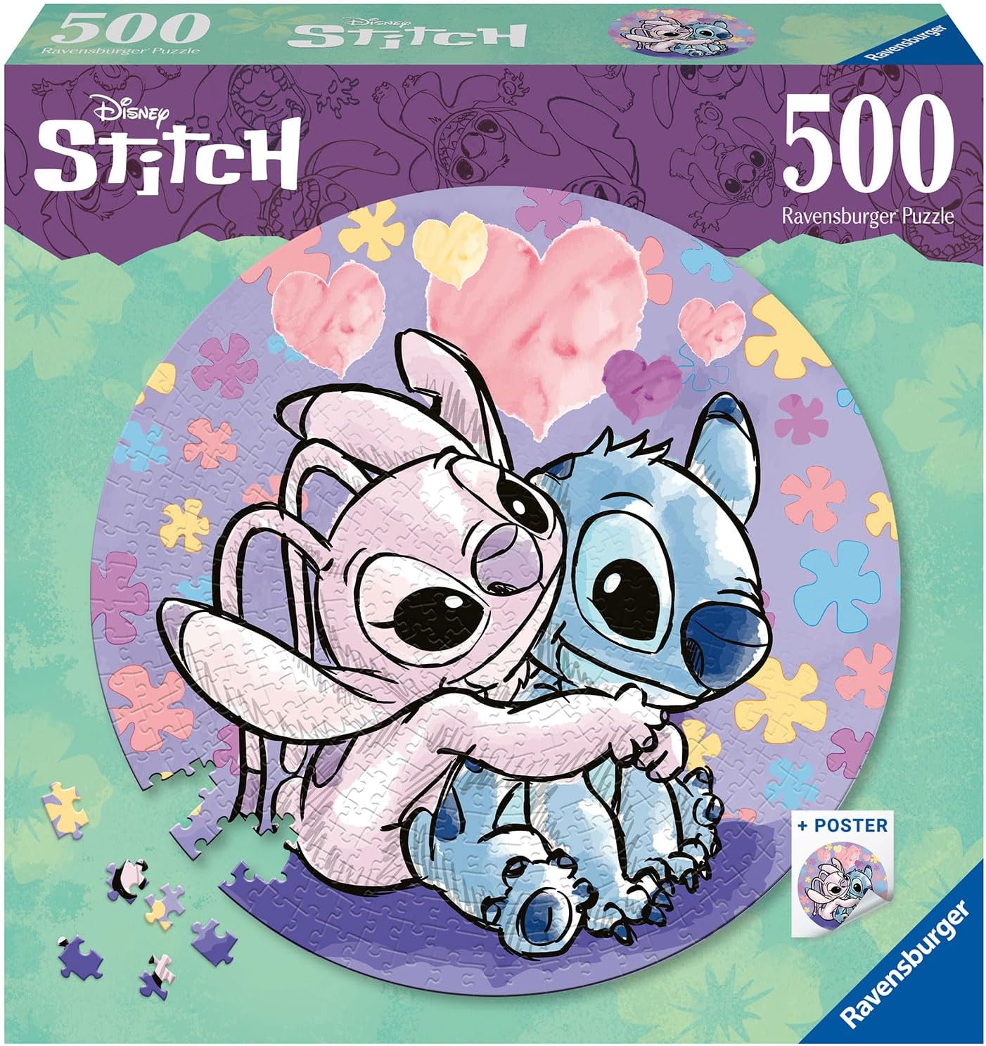 Stitch Ravensburger 500 darabos kirakó puzzle (RA - 17581) - puzzlegarden