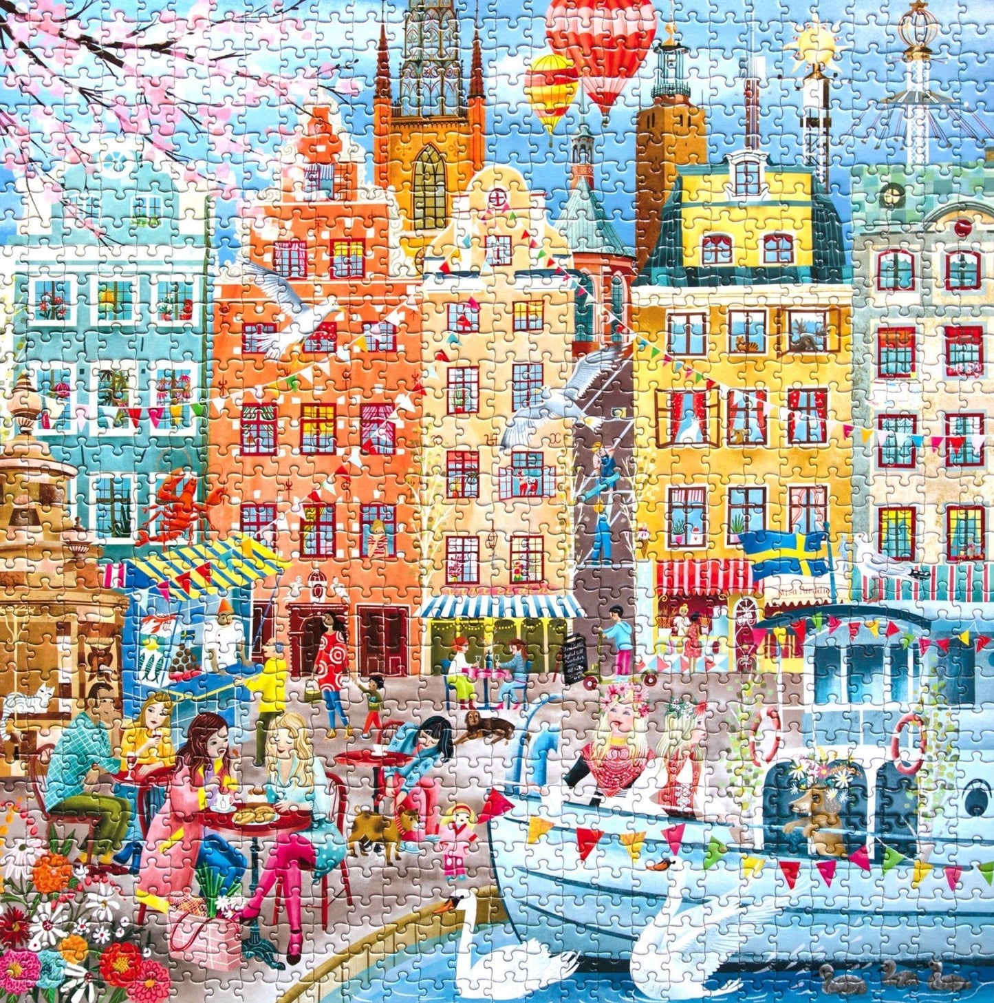 Stockholm Eeboo 1000 darabos kirakó puzzle (EB - PZTSKM) - puzzlegarden