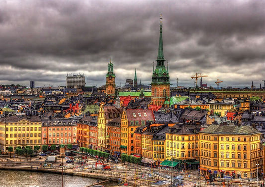 Stockholmi Látkép, Svédország Educa 1000 darabos kirakó puzzle (ED - 17664) - puzzlegarden