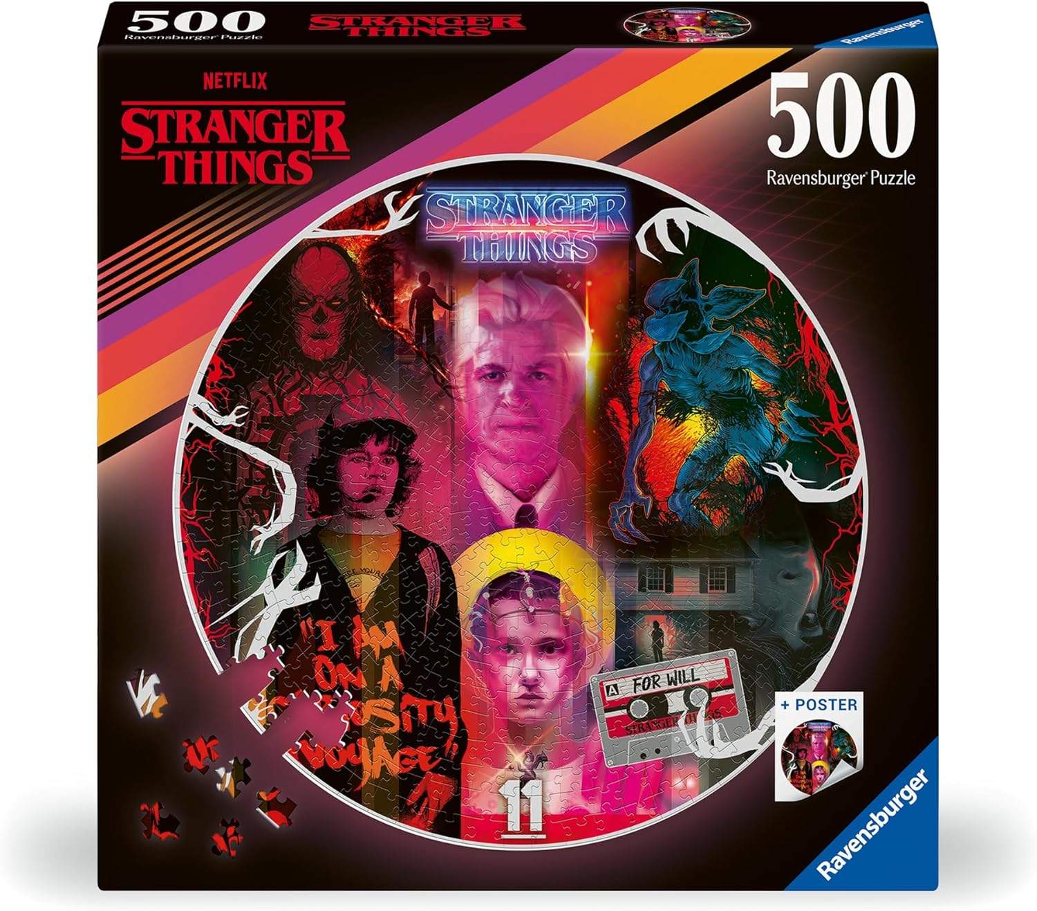 Stranger Things - A Barátok Nem Hazudnak Ravensburger 500 darabos kirakó puzzle (RA - 12001227) - puzzlegarden