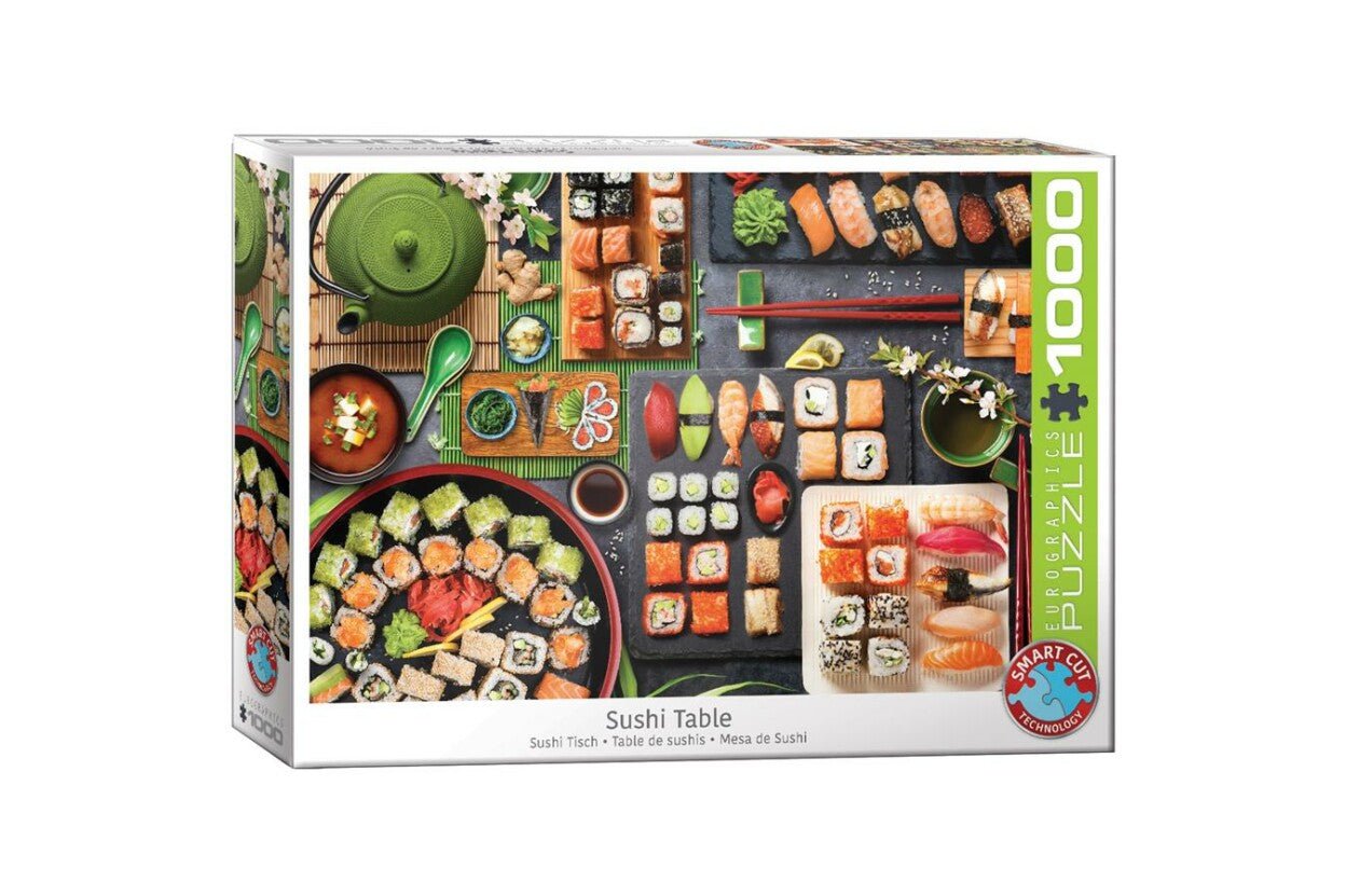 Sushi Asztal - Japán finomságok Eurographics 1000 darabos kirakó puzzle (EUR - 6000 - 5618) - puzzlegarden